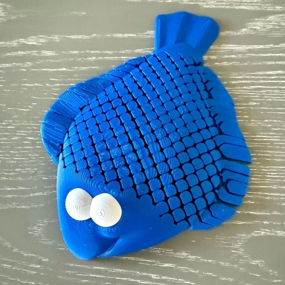 Manta Ray / Sting ray articulating 3D printed toy Flexi Founder Super flexi Fish